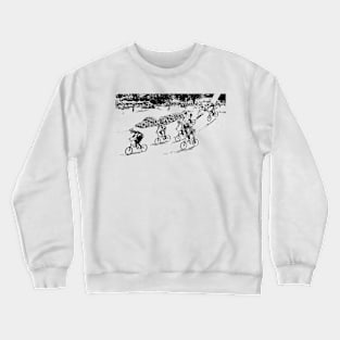 bmx race racing Crewneck Sweatshirt